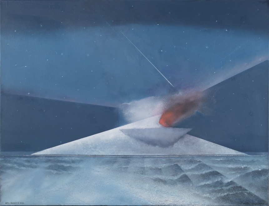 <span class="artist"><strong>Keith Grant </strong></span>, <span class="title"><em>Eruption in the Northern Night</em>, 2025</span>