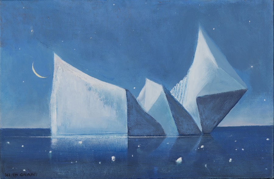 <span class="artist"><strong>Keith Grant </strong></span>, <span class="title"><em>Iceberg and Crescent Moon</em>, 2025</span>