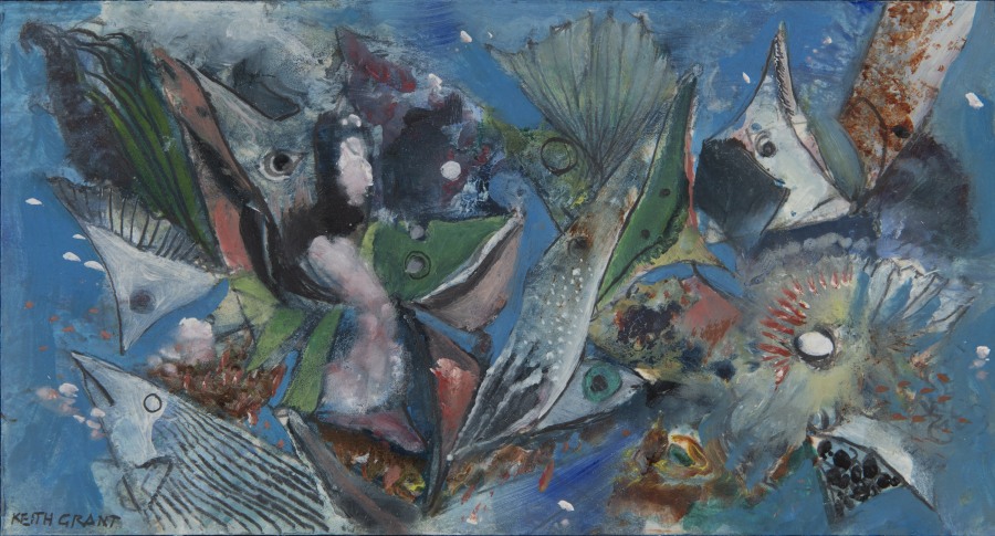 <span class="artist"><strong>Keith Grant</strong></span>, <span class="title"><em>The Fish/Bird Duality 2</em>, 2021</span>