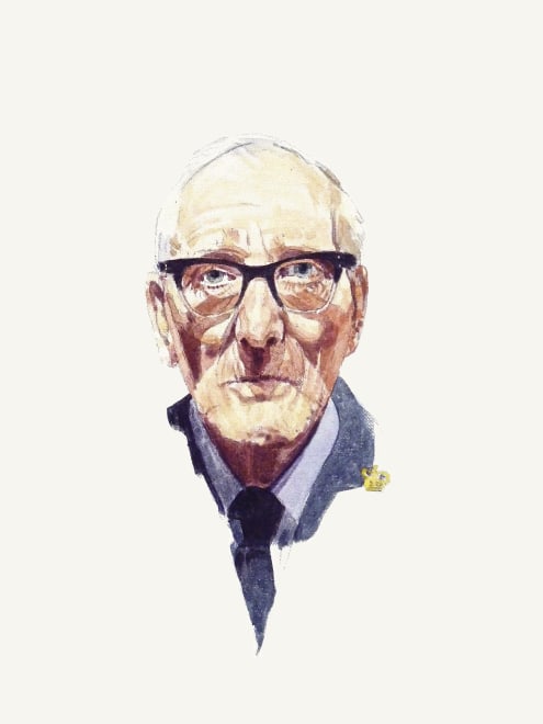 Study for Gallery Attendant (John Nesbitt)