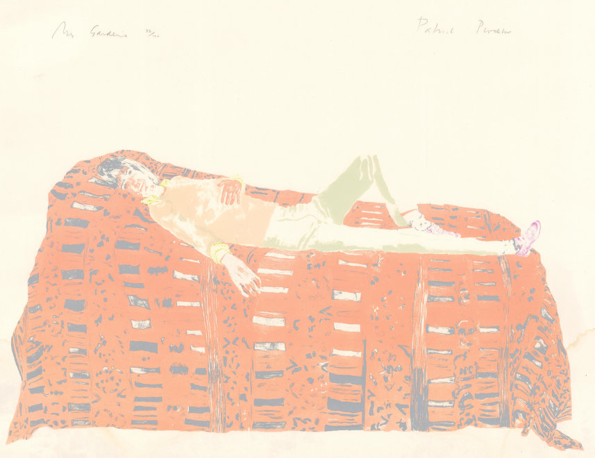 <span class="artist"><strong>Patrick Procktor RA</strong></span>, <span class="title"><em>My Gardenia</em>, 1969</span>