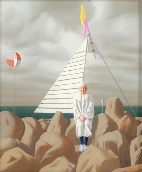 Jeffrey Smart's Dampier, used on the catalogue cover for his 1967 Redfern exhibition