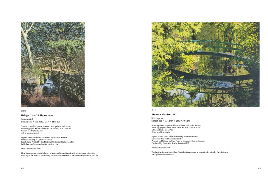 Michael Healey & John Crossley, 'Norman Stevens: The Complete Prints', The Redfern Gallery, 2022, pp. 152-153