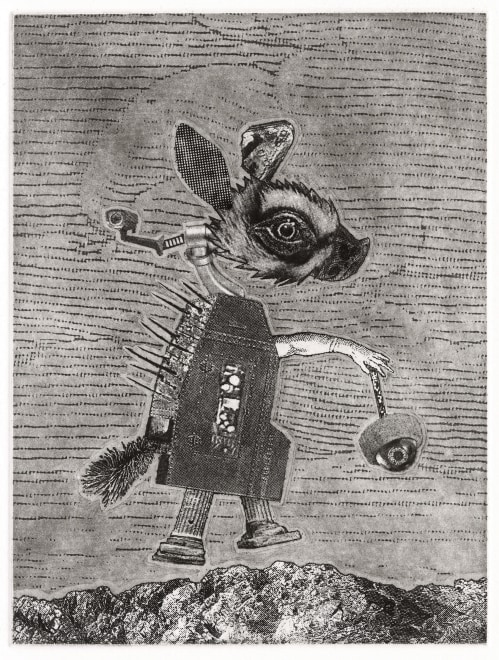 Justin Diggle  Surveying Critter (Self Portrait?)