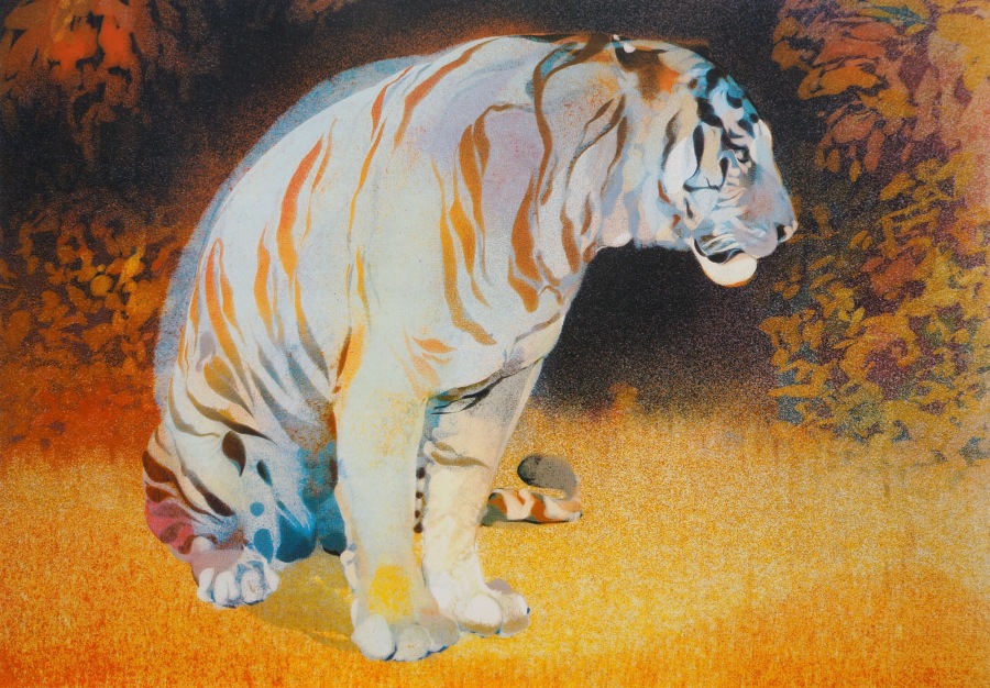 Georgia Green  Tiger in The Bear Rainforest