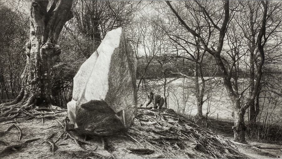 Joe Dean  Chanctonbury Chalk Erratic Encounter
