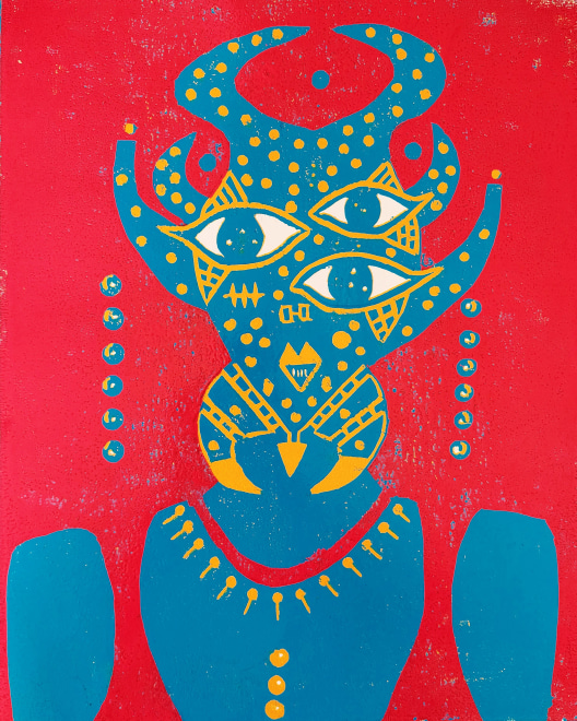 Mbugua Kimani  Mask Series - Selective Perception