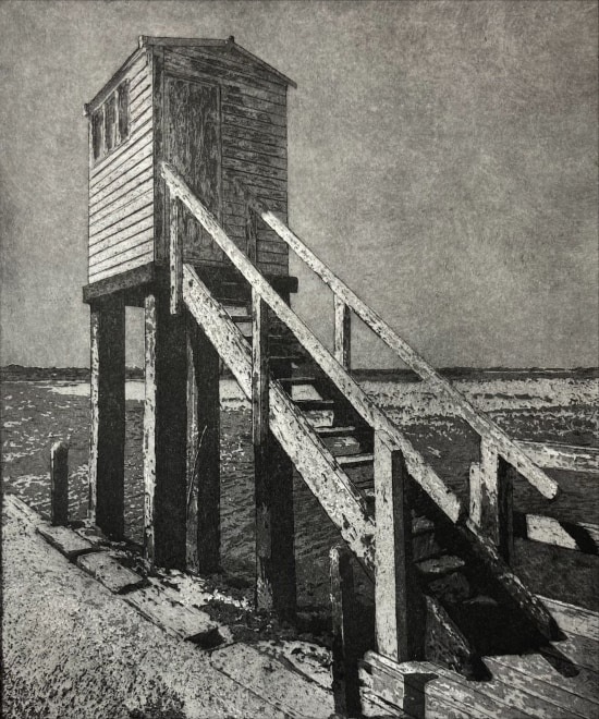 Chris Otley  Refuge Tower, Lindisfarne Causeway