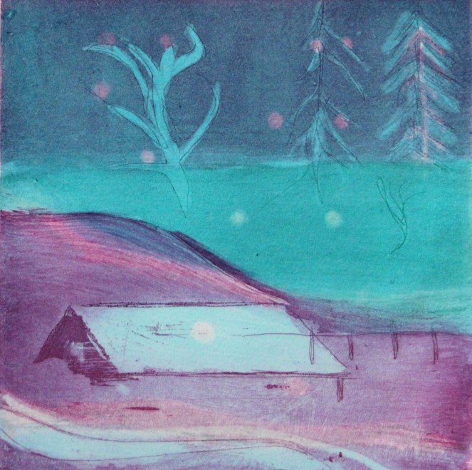 Louise Davies RE, First Snow