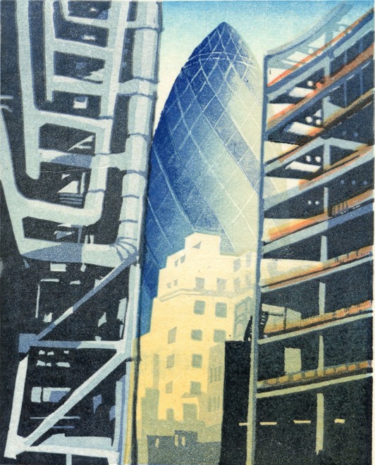 The Gherkin from Billiter Street