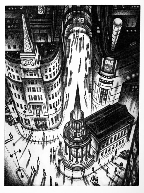 John Duffin RE, W1A - BBC and All Souls Church
