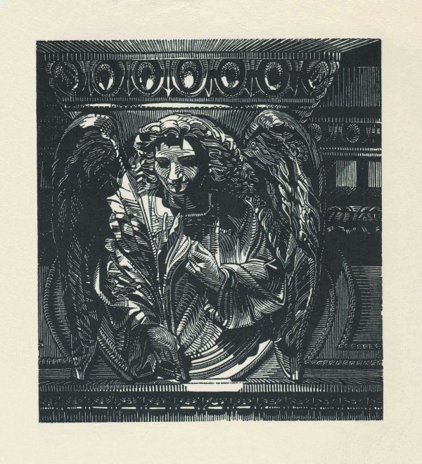 Angel with Palm Leaves
