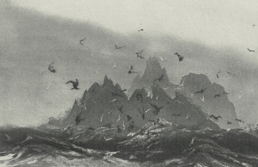 Norman Ackroyd RA Hon RE, Skelling Rocks