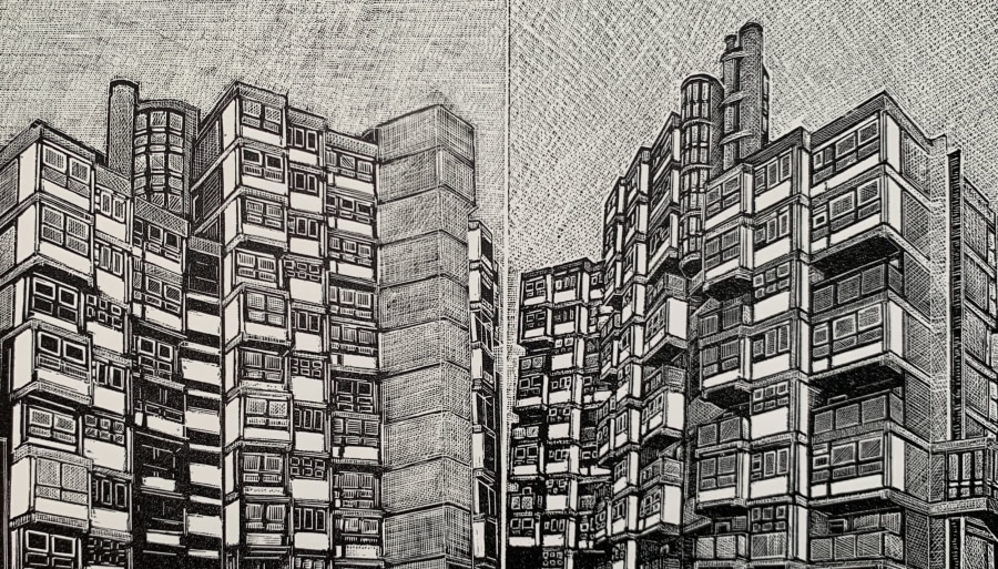 Louise Hayward RE, Lambeth Towers