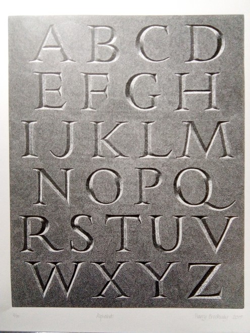 Harry Brockway RE, Alphabet