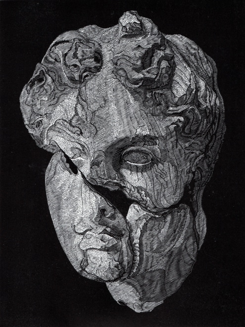 Broken Marble Head
