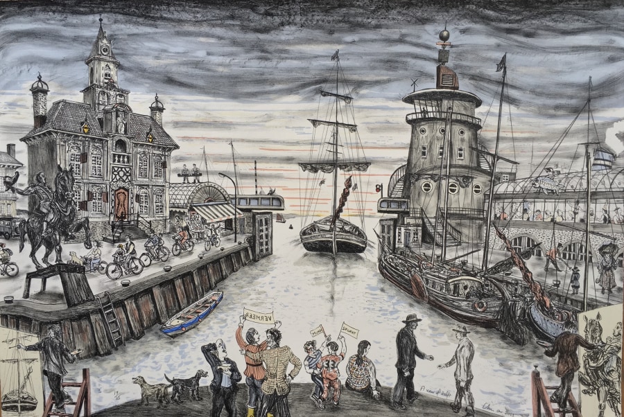 Chris Orr RA Hon RE, A View of Delft