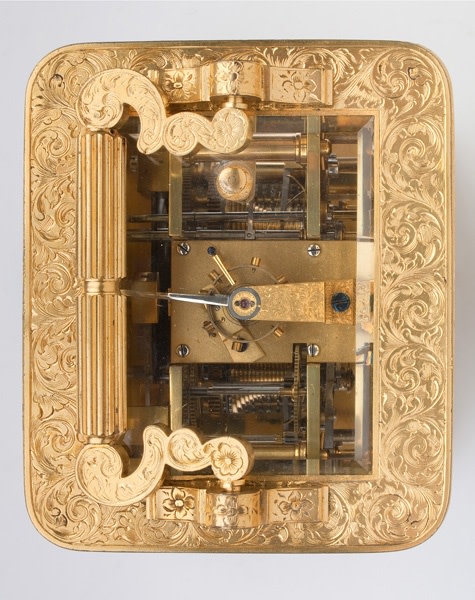A striking carriage clock by John Barwise