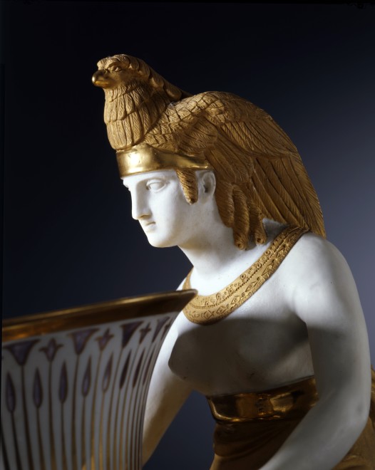 An Empire Egyptian revival parcel surtout de table by Dagoty