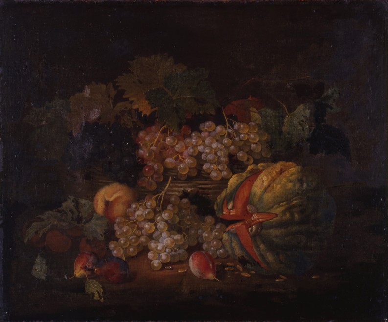 A pair of German 18th Century still-lifes with fruit attributed to Samuel Jakob Beck 