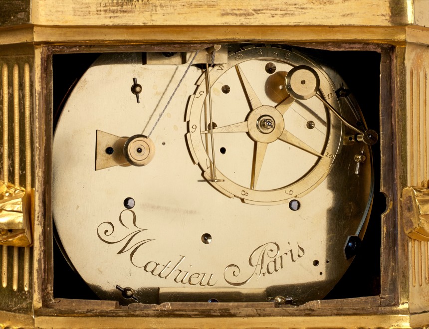 An Louis XVI striking pendule à cercles tournants by Claude Mathieu
