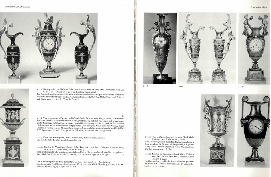 A pair of Empire vases “aux amours” attributed to Claude Galle