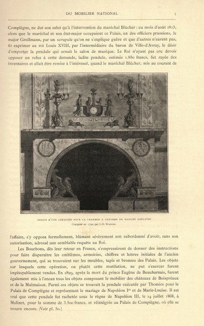 A Louis XVI mantel clock representing the Vestal Virgins Carrying the Sacred Fire by Pierre-Claude Raguet-Lépine