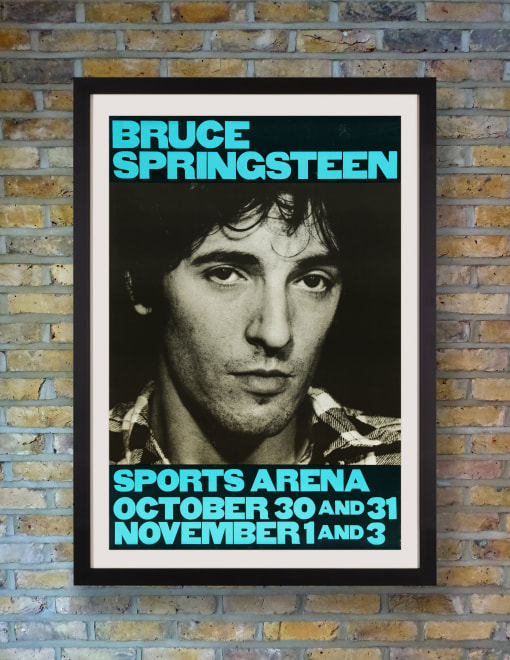 Bruce Springsteen Concert Poster for LA Sports Arena