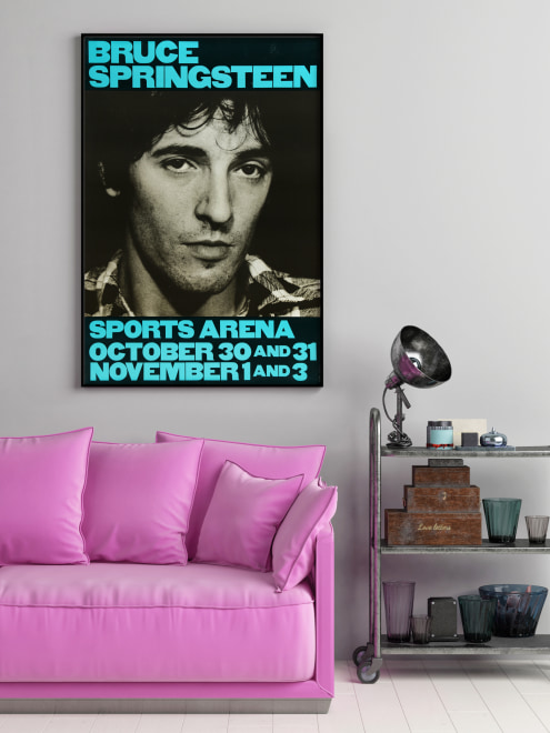 Bruce Springsteen Concert Poster for LA Sports Arena
