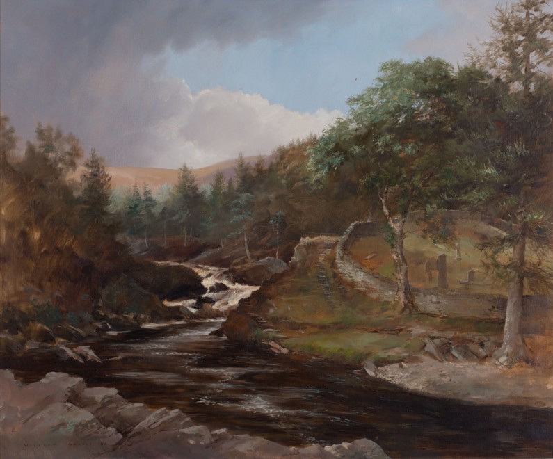 William Garfit, The Falls and Cemetery Pool, River Cassley