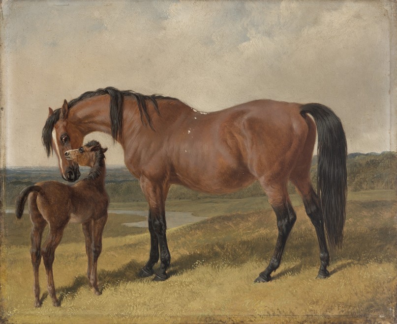 John Frederick Herring Snr, Mare and foal