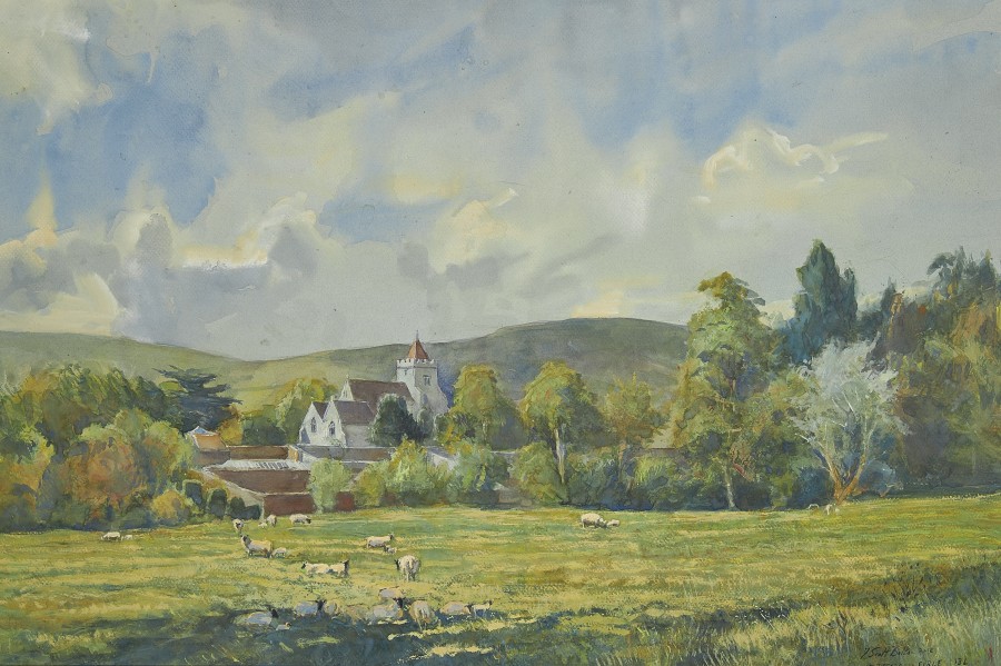 Tim Scott Bolton, The Downs by Firle, East Sussex