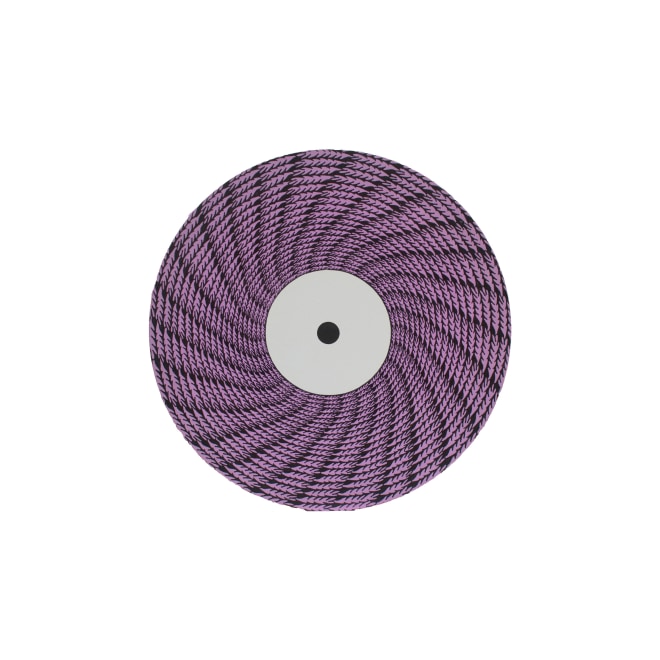 山洋平，《Vital Sign (Pastel Purple)》，2015，布面丙烯和墨水，40 cm x 40 cm  Yohei Yama, Vital Sign (Pastel Purple), 2015, Acrylic and ink on canvas, 40 cm x 40 cm