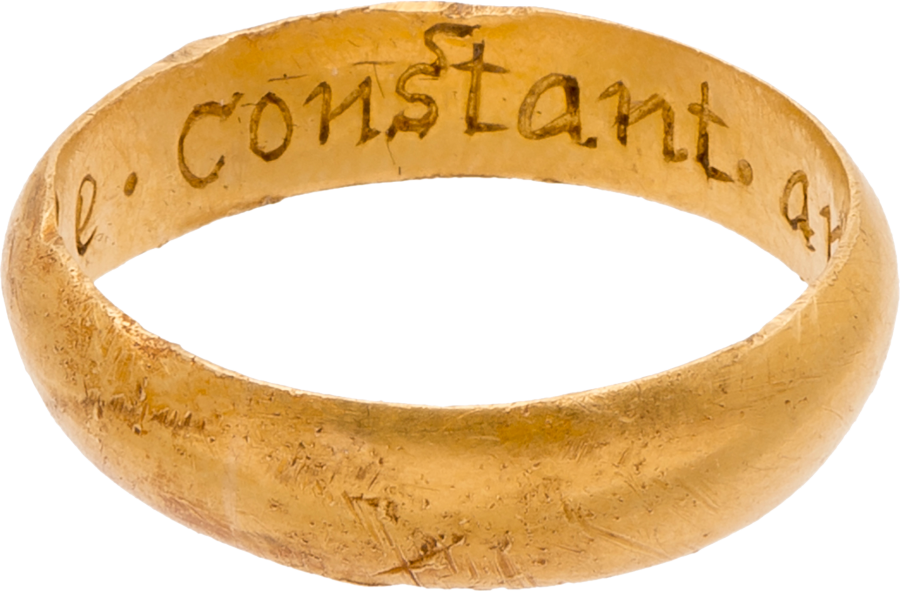 Antique discount posy ring
