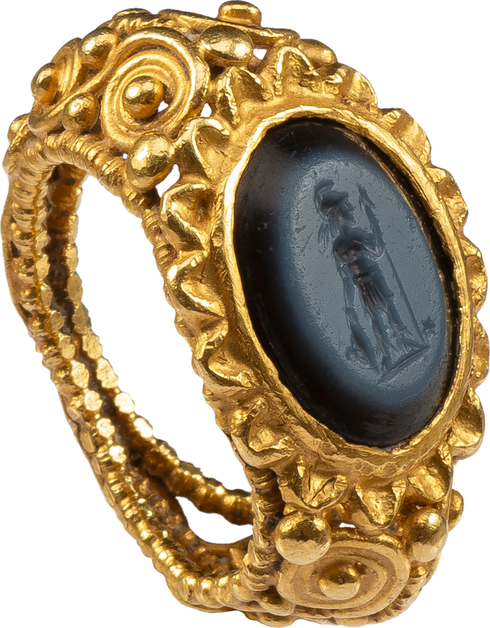 Roman Ring with Intaglio of Mars