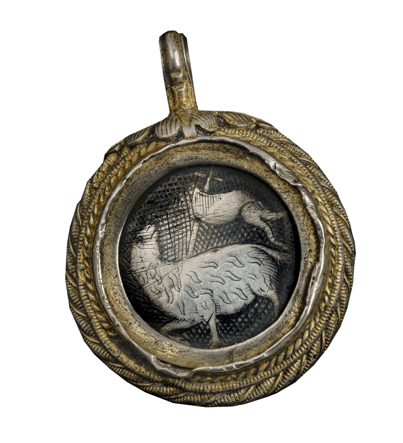 Pendant with Agnus Dei and Monogram of Jesus