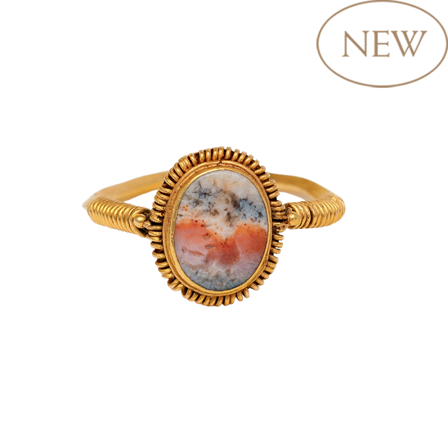 Gallo Roman Ring with Pig Intalgio