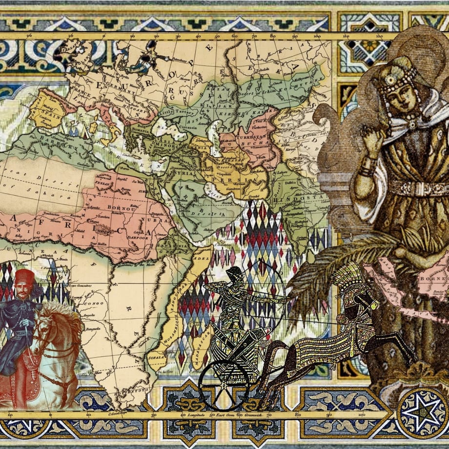 MALALA ANDRIALAVIDRAZANA, Figures 1817, Eslam or the Countries which have professed the Faith of Mohamet, 2017