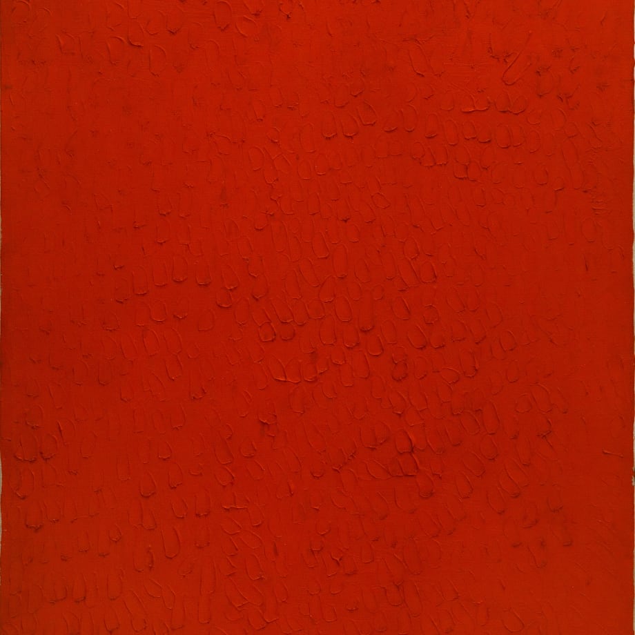 Bernard Aubertin, Monochrome rouge, 1974