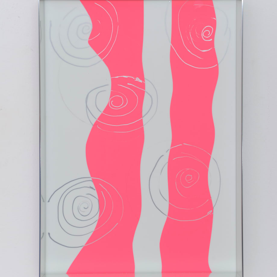 Regine Schumann, fluo cut #103, 2024