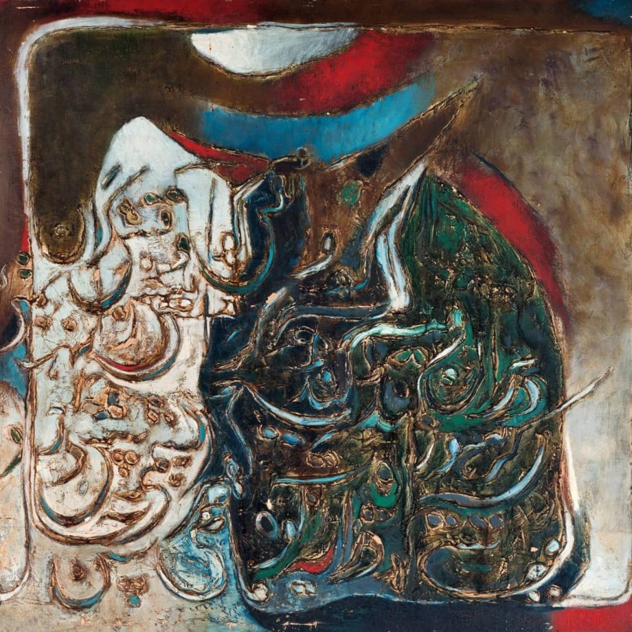 GR Santosh, Untitled(Calligraphy Series), 1955-56