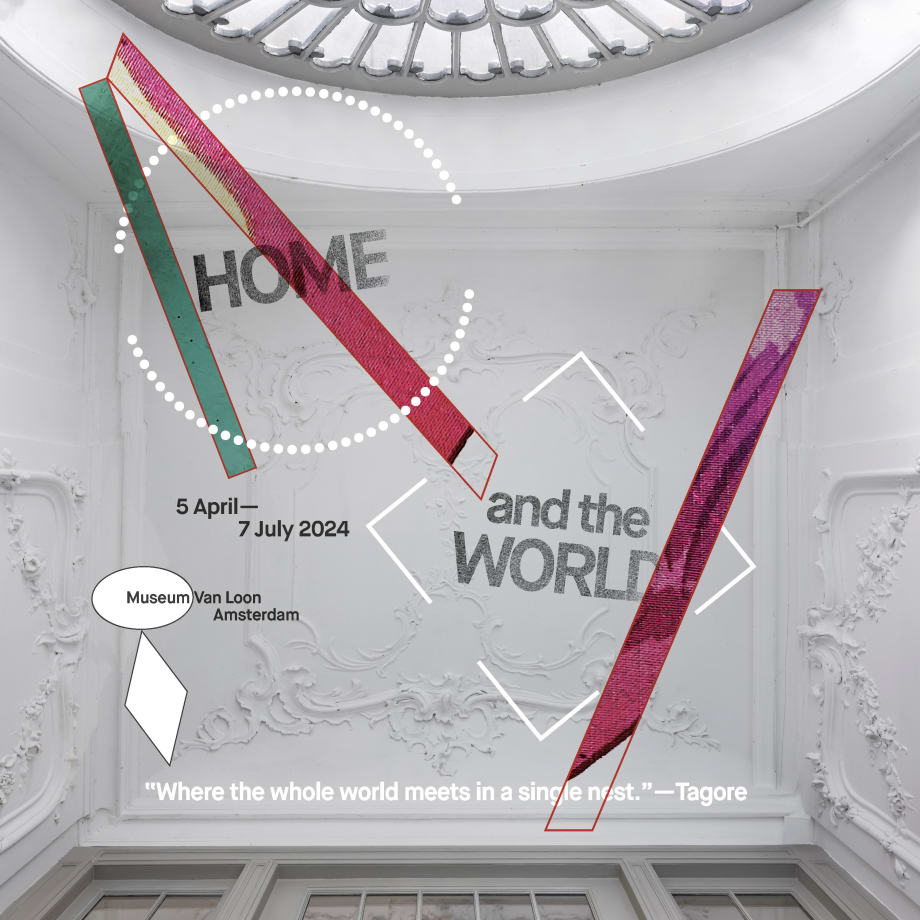 Exhibition poster, Home and the World, Museum Van Loon, Amsterdam.