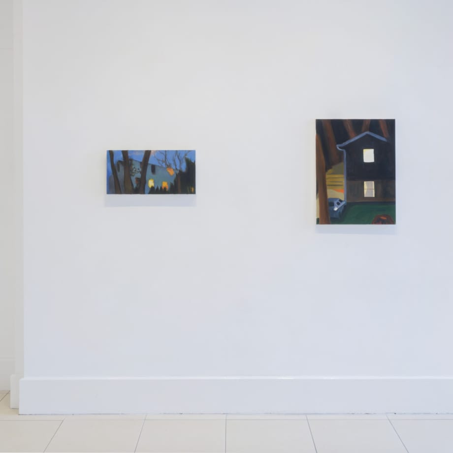 Installation view of Maureen O'Leary: By the same sea, homes of the Irish diaspora (Custom House Studios + Gallery, Co. Mayo, Ireland, September 28 - October 22, 2023). Photo by Michael McLaughlin.