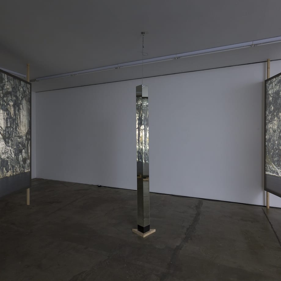 Noémie Goudal, Study on Perspective II (stereoscope III), installation view, Edel Assanti, London, UK, 2018
