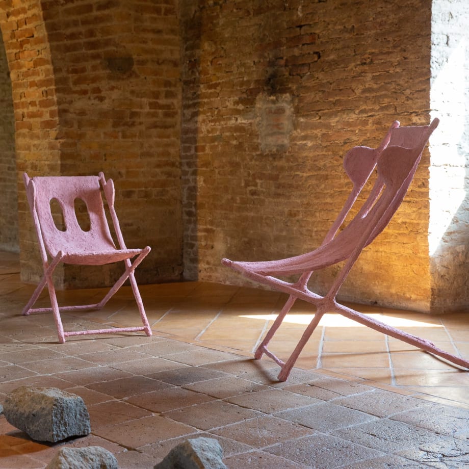 Oren Pinhassi, Mouthful, installation view, Castello di San Basilio, Basilicata, Italy, 2019