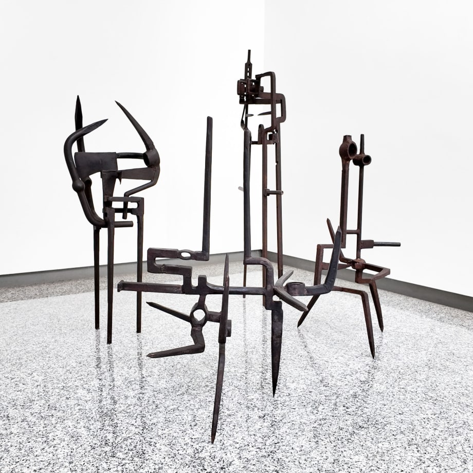 Miguel Berrocal, serie Opus Roma, 1956 | 1958, variable sizes, forged and welded iron