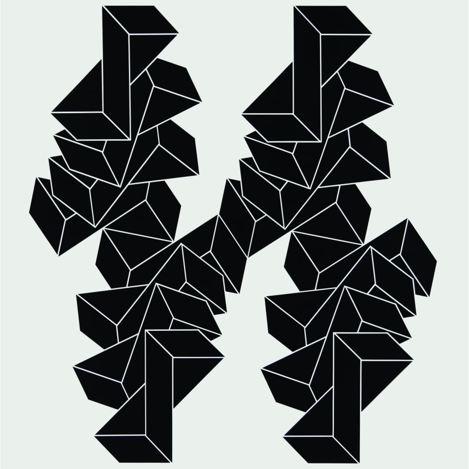 Franco Grignani, Psicoplastica 178, 1968, acrilico su cartoncino, cm 70 x 70