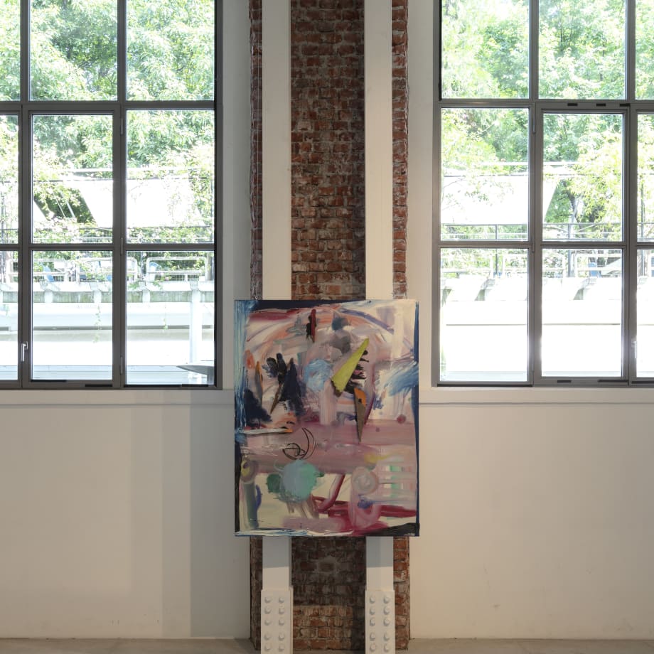 Veduta dell'installazione a Casa degli Artisti, fotografia di Antonio Maniscalco.