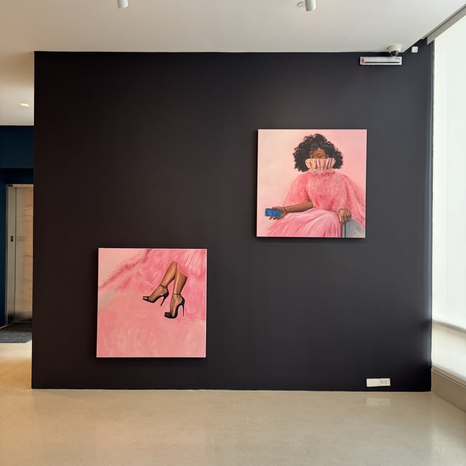 Installation view of Spotlight: Shannon T. Lewis at The FLAG Art Foundation, 2023. Photography by Steven Probert.