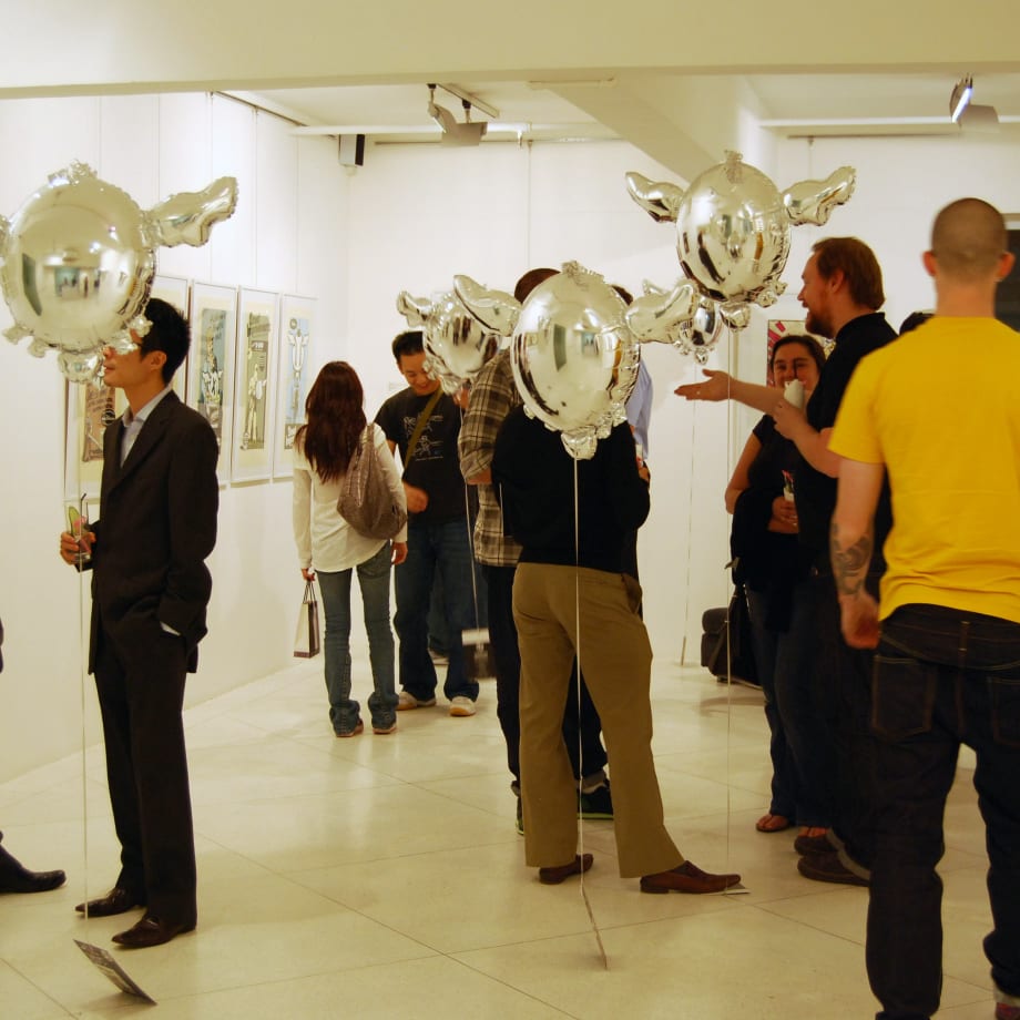 Adapta Launch Exhibition - Attention Spam, Cyclops, D*Face, David Bray, Vesna Parchet and Word to Mother, Schoeni Art Gallery, 2008